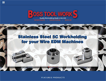 Tablet Screenshot of bosstoolworks.com